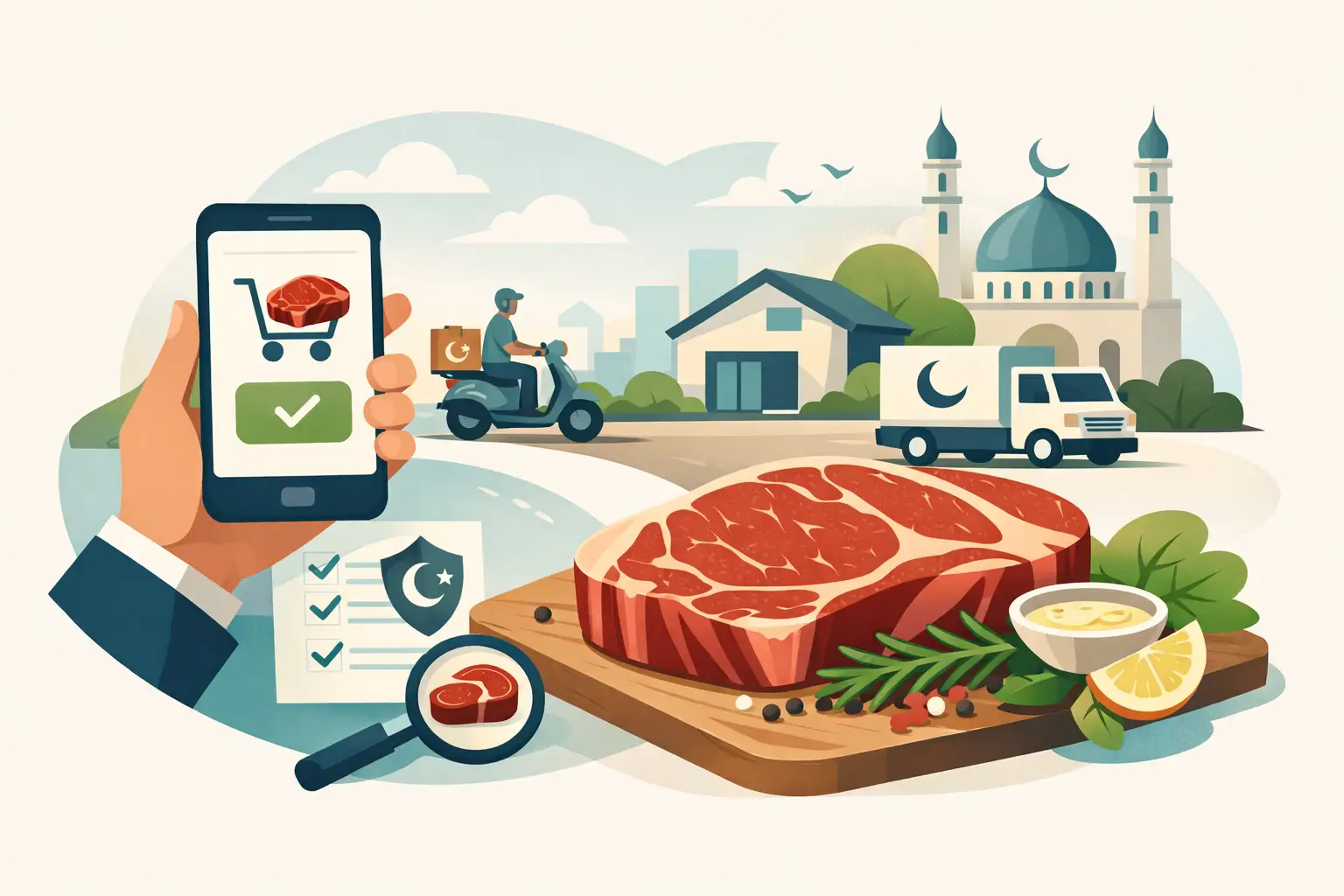 Halal entrecote bestellen zonder twijfel