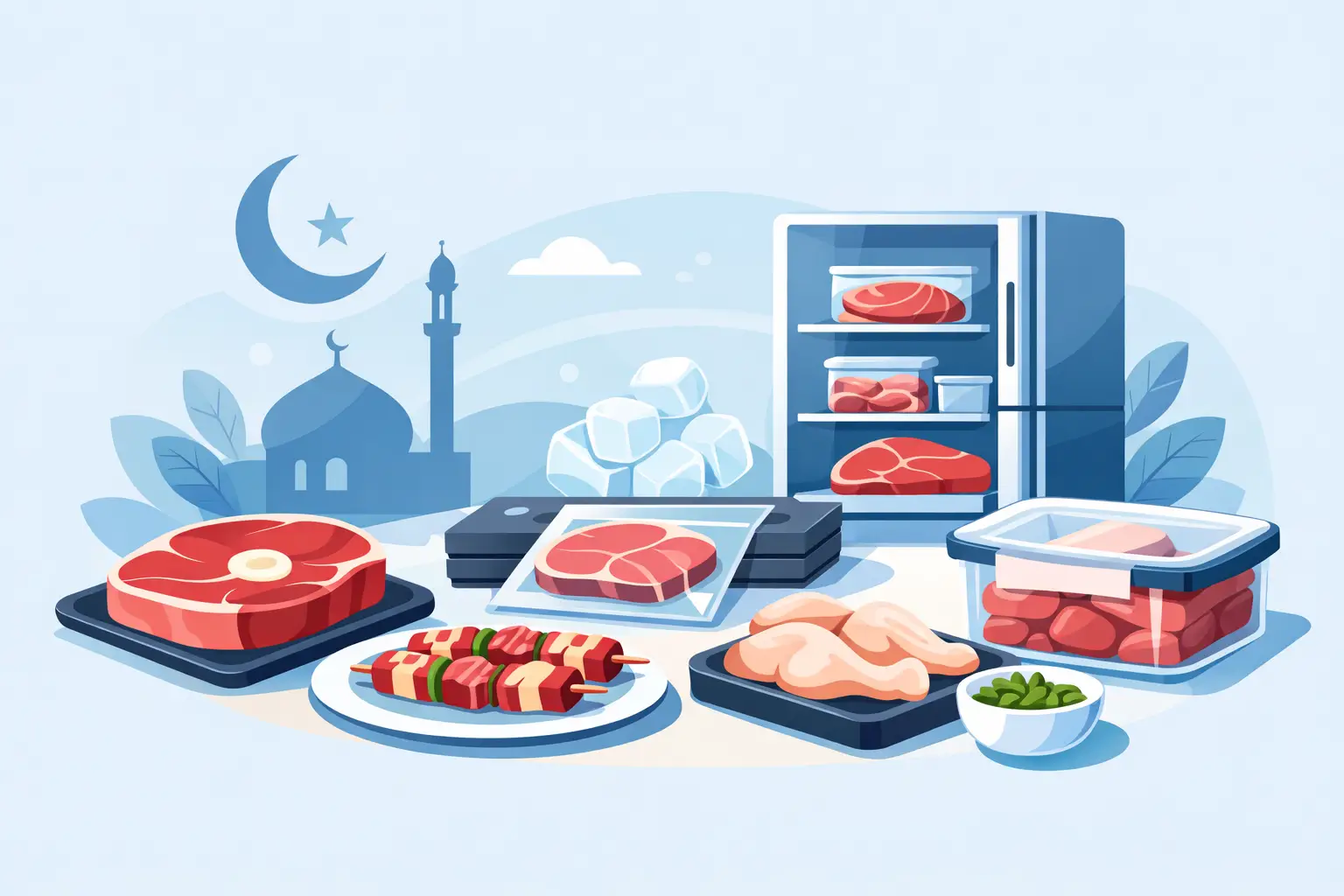 Hoe halal vlees bewaren zonder smaakverlies