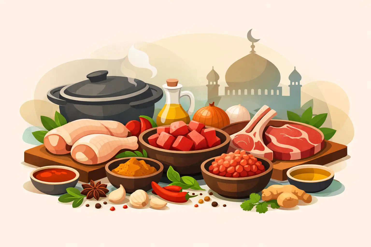 Welk halal vlees voor curry kies je?
