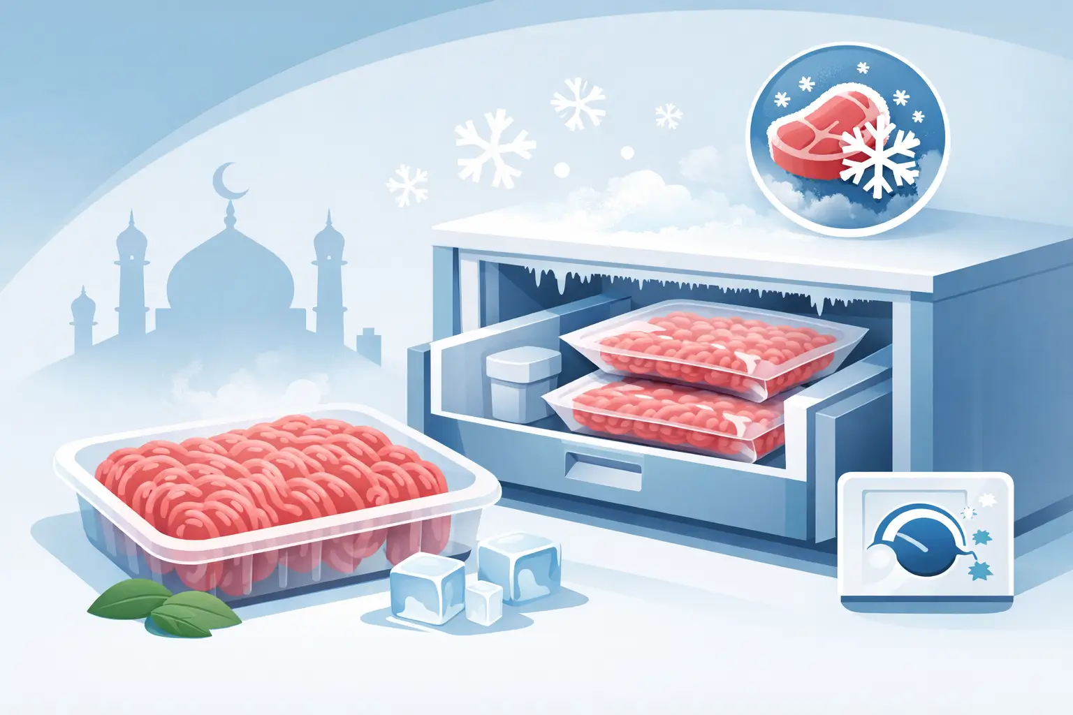Hoe halal gehakt invriezen zonder kwaliteitsverlies