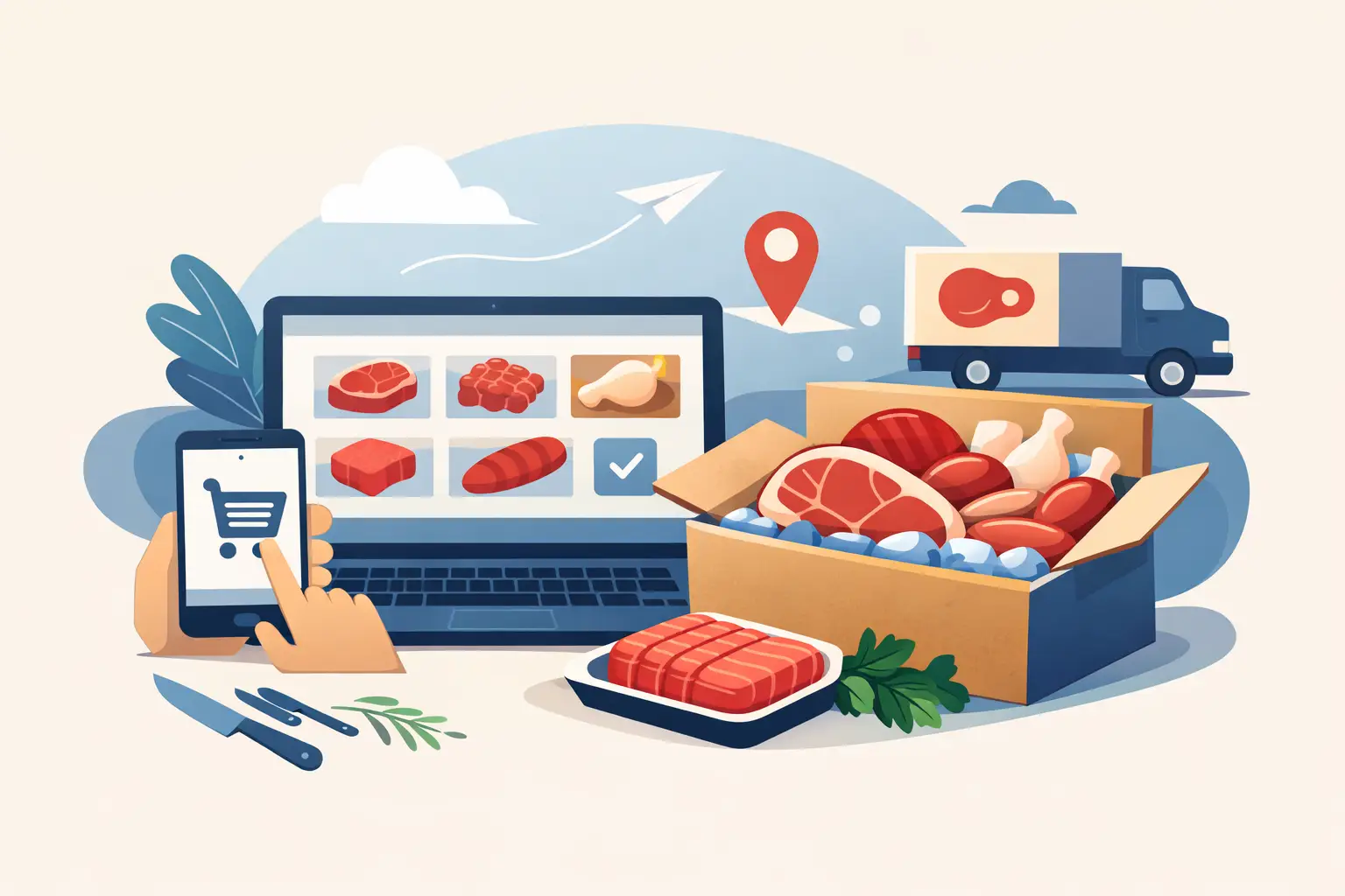 Vlees per kilo bestellen zonder gedoe